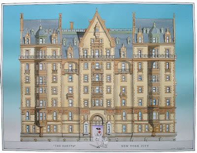 The Dakota: The Dakota Building - Architectural Plan for Front Elevation