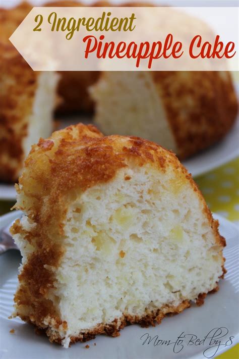 2 Ingredient Pineapple Cake Recipe - Motherhood Defined