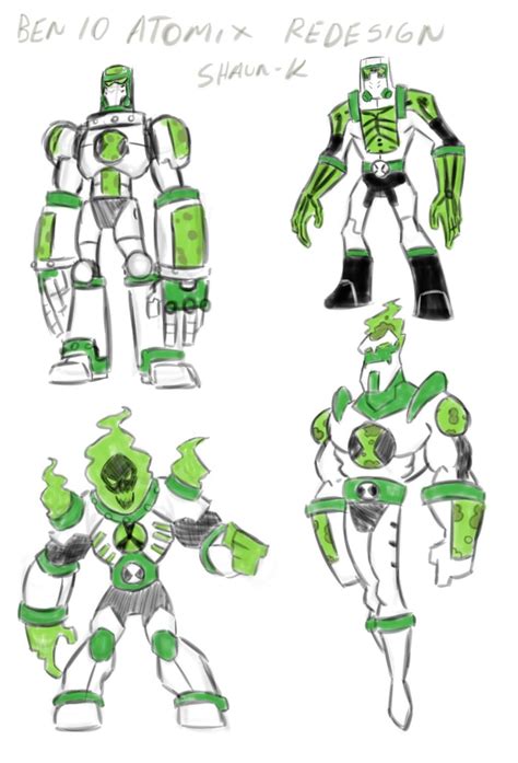 Atomix redesign by Shaun-K on DeviantArt | Ben 10 comics, Ben 10 ...