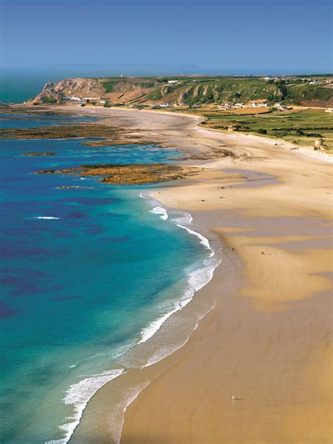 St Ouen's Bay in Jersey, Channel Islands looks even more beautiful from ...