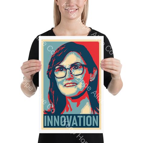 Cathie Wood ARK Investor Poster Disruptive Innovation Stock Investing ...