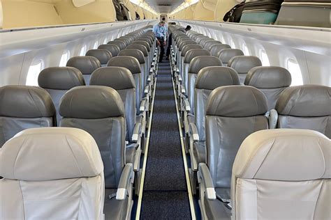 First look and where to sit when flying Breeze Airways’ Embraer 195 ...