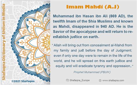 Reasons for the occultation of Imam Mahdi (A.J) | Shia Studies' World ...