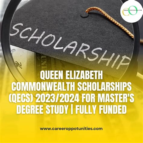 Queen Elizabeth Commonwealth Scholarships 2023/2024