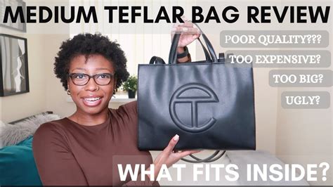 BLACK MEDIUM TELFAR BAG REVIEW | WHAT FITS INSIDE | SHOPPING BAG ...