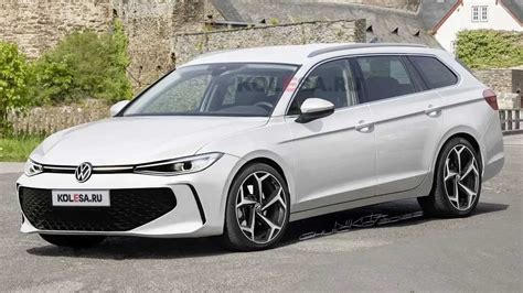 2024 Volkswagen Passat Render Looks Like A Sporty Stretched Golf Wagon ...