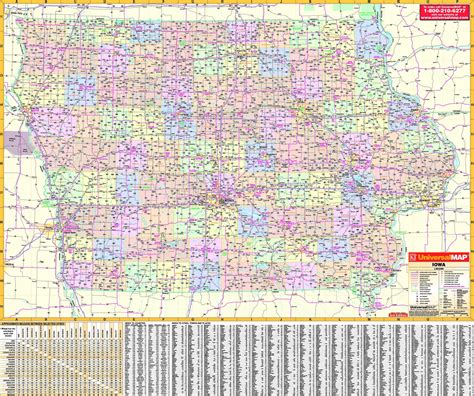 Printable Iowa Map With Cities