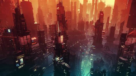 Cyberpunk City 4K wallpaper