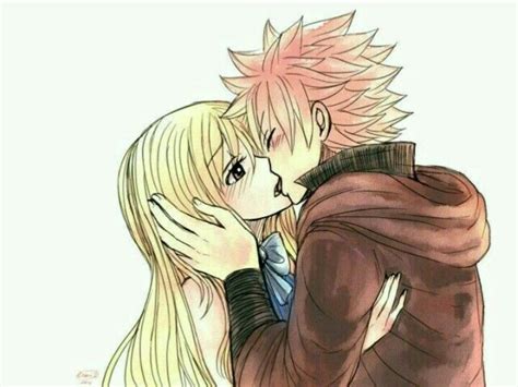 Natsu and Lucy kiss | Fairy tail ships, Natsu fairy tail, Fairy tail anime