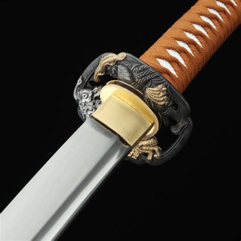 Épées De Samouraï Japonais Katana En Acier Au Manganèse Avec Fourreau ...