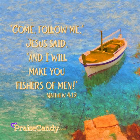 Will you follow Him? “Come, follow me,” Jesus said, “and I will make ...