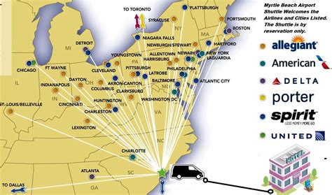 myrtle beach airline map | Myrtle Beach Airport Shuttle 843-655-0381