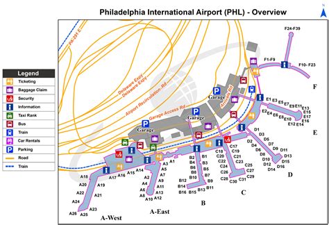 Philadelphia Airport Parking Map - emsekflol.com