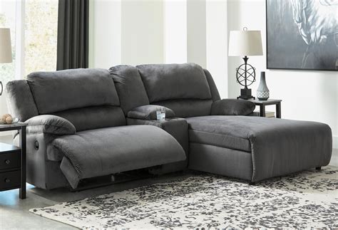 Ashley (Signature Design) Clonmel Power Recl. Sectional w/ Chaise ...