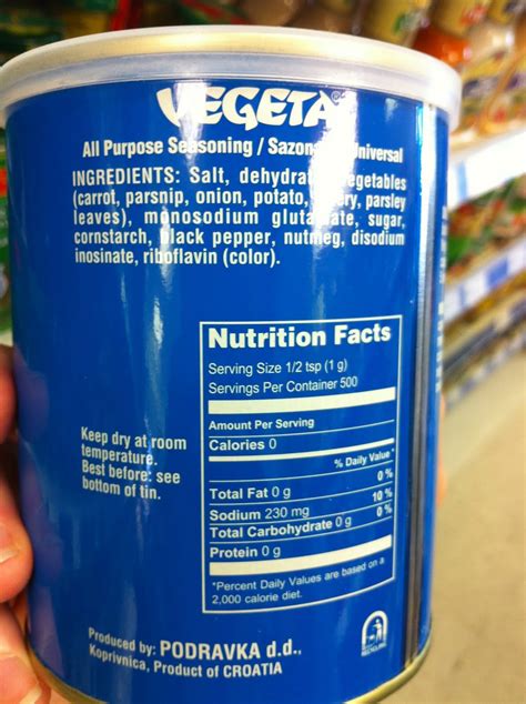 Free-Food-People: Vegeta All Purpose Seasoning