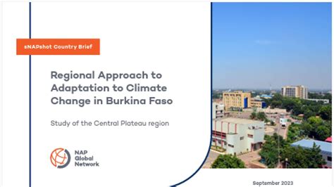 Regional approach to adaptation to climate change in Burkina Faso ...