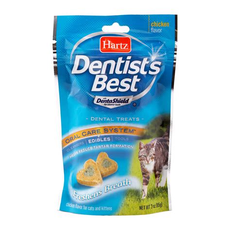 Hartz Dentist’s Best® with DentaShield® Dental Treats for Cats | Hartz