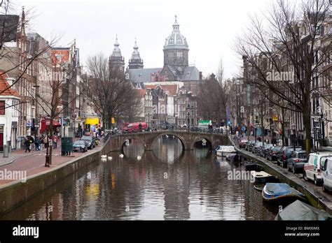 Canal, Jordaan area, Amsterdam Netherlands Stock Photo - Alamy