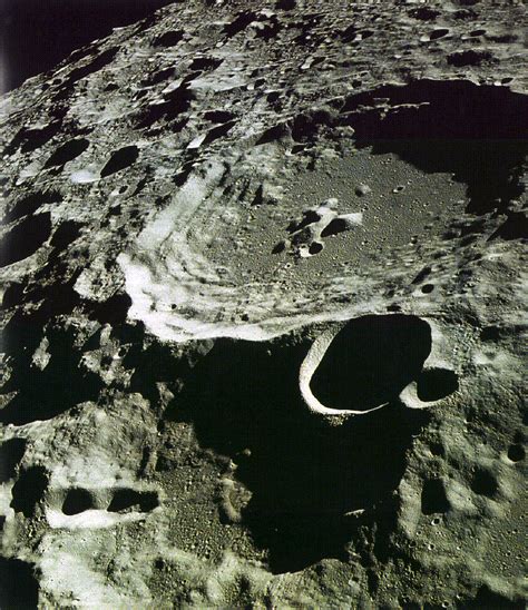 The far side of the Moon, photographed by the crew of Apollo 11 as they ...