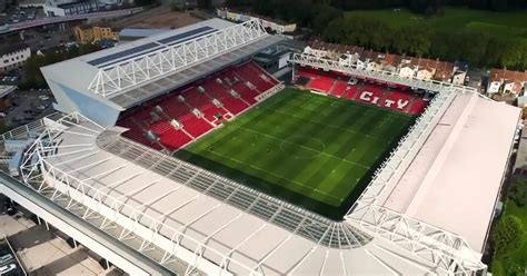 Stunning drone video shows Bristol City's Ashton Gate stadium as you’ve ...