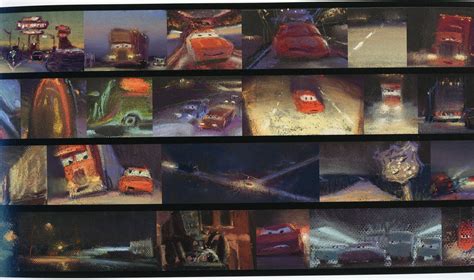 "Cars", Pixar. Color Script | Good works | Pinterest | Color script ...