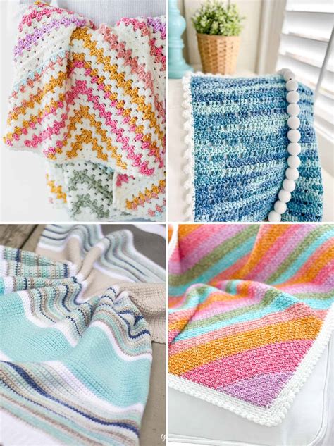 Cotton Yarn Crochet Blanket Patterns