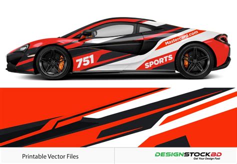 Race Car Wrap Templates