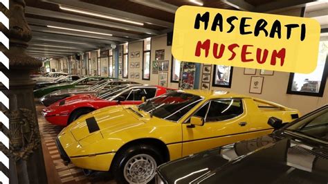 Umberto Panini Maserati Museum in Modena, Italy - YouTube