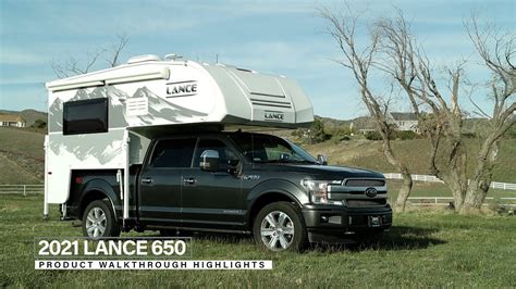 Lance 650 Truck Camper | Floor Plan Walkthrough & Feature Highlights ...