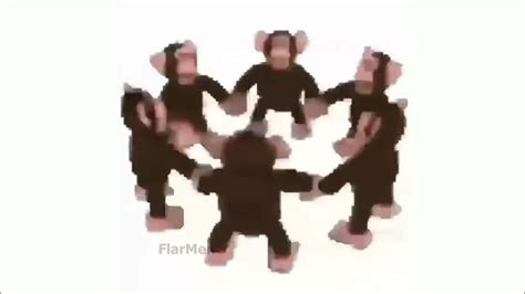 10 HOURS Happy Monkey Circle meme - YouTube