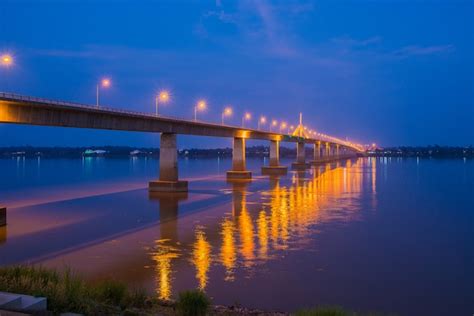 Premium Photo | Second thai–lao friendship bridge