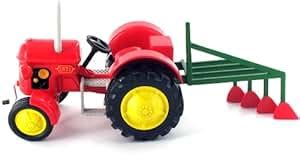 Little Red Tractor - Tractor Playset & Jan plastic: Amazon.co.uk: Toys ...