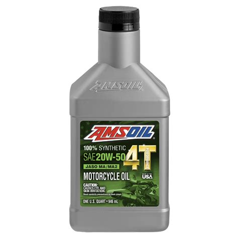 20W-50 100% Synthetic 4T Performance Motorcycle Oil - AMSOIL