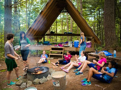 NC Girls Summer Camp, Keystone Activity, Hiking & Camping