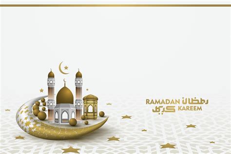 Ramadan Kareem Greeting Islamic Illustration background vector design ...