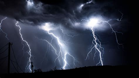 phenomenon, darkness, sky, bad weather, cumulus, atmosphere, lightning ...