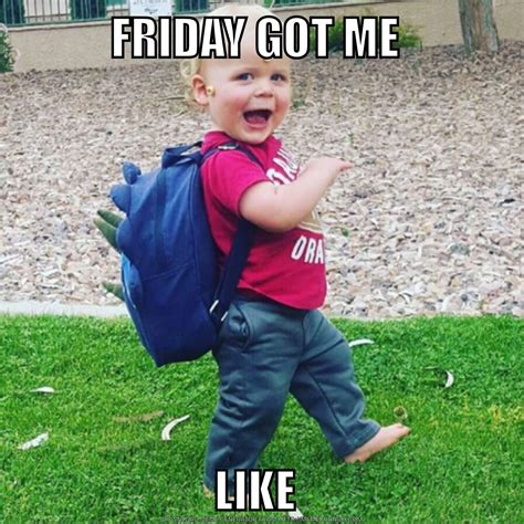 Friday got me like #friday #tgif … | Funny friday memes, Friday meme ...