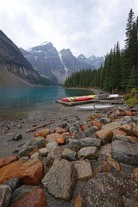 Moraine Lake Reflection Mountain Nature Photo Background And Picture ...