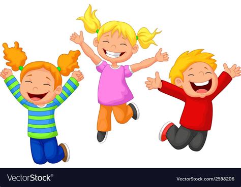 Vector illustration of Happy kid cartoon. Download a Free Preview or ...