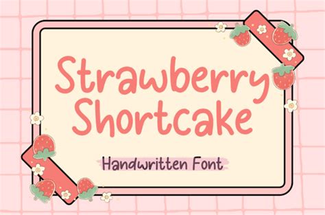 Strawberry Shortcake Font - FreeDaFonts