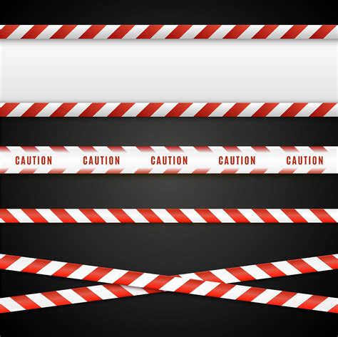 Caution lines isolated. Warning tapes. 15258755 Vector Art at Vecteezy