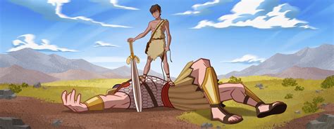 Top 140+ David kills goliath cartoon - Tariquerahman.net