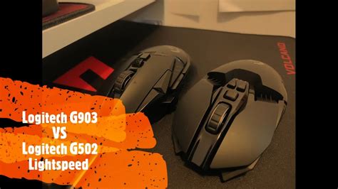 Logitech G903 vs Logitech G502 lightspeed - YouTube