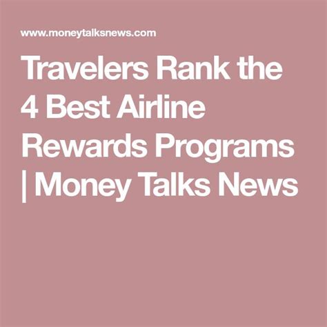 Travelers Rank the 4 Best Airline Rewards Programs | Best airlines ...