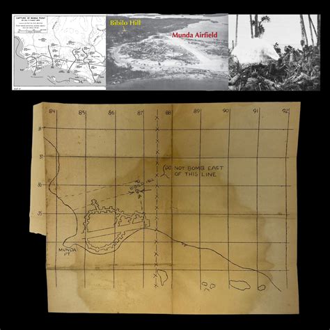 RARE WWII 1943 Operation Cartwheel Battle of Munda Point BIBILO HILL ...