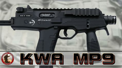 [Review] KWA B&T MP9 A1 GBB (Steyr TMP) 6mm Airsoft - 4K UHD - YouTube