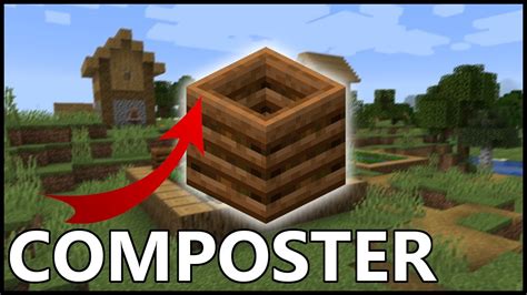 How To Use A COMPOSTER In Minecraft 1.16 - YouTube