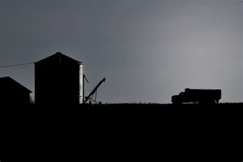 Grain Bin Truck Silhouette | Flickr - Photo Sharing!