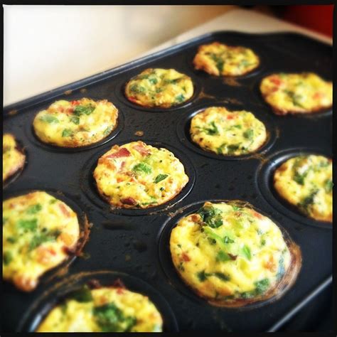 Mini Egg Muffin Bakes... | Clean eating breakfast, Clean breakfast ...