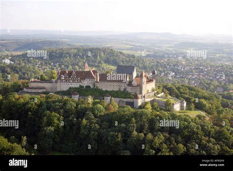 castle Veste Coburg, from the north, Germany, Bavaria, Coburg Stock ...